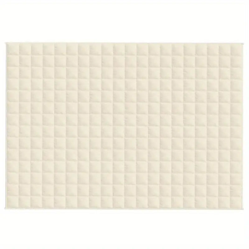 Leichte Creme Gewichtsdecke 140x200 cm 6 kg