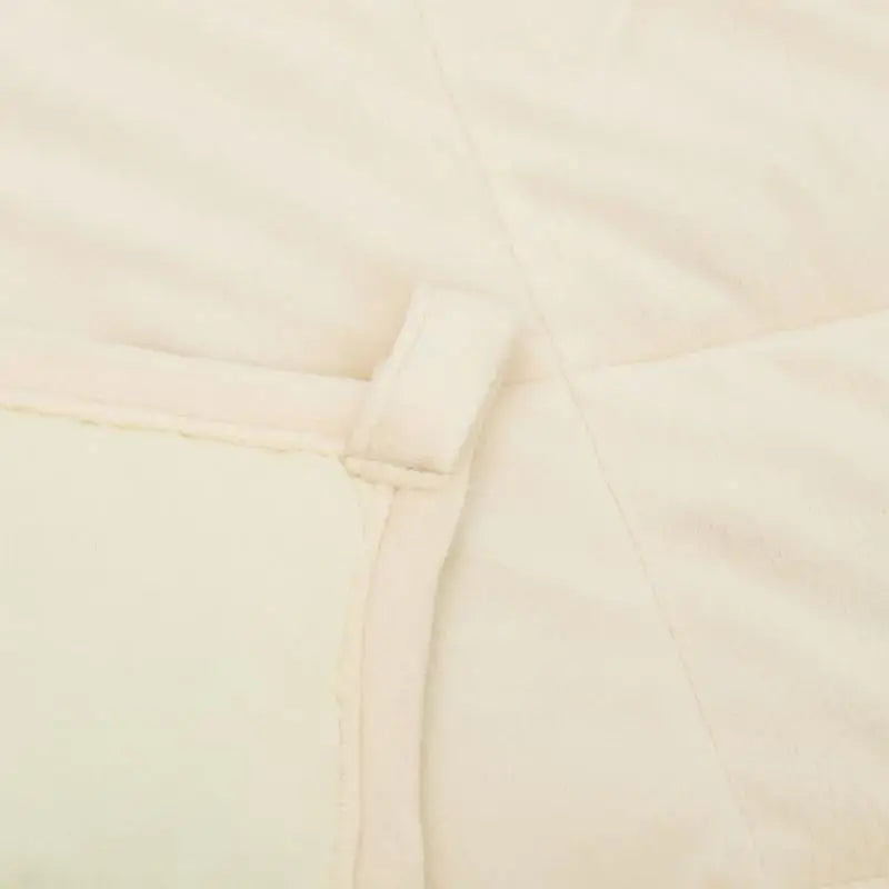 Leichte Creme Gewichtsdecke 140x200 cm 6 kg