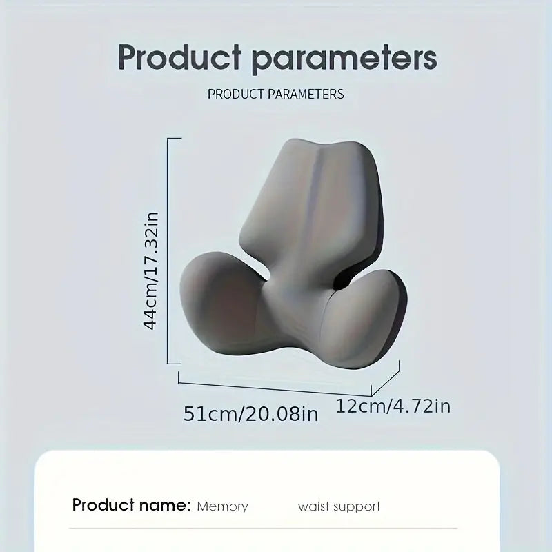 Ergonomisches Lendenwirbelstützkissen für Autositze