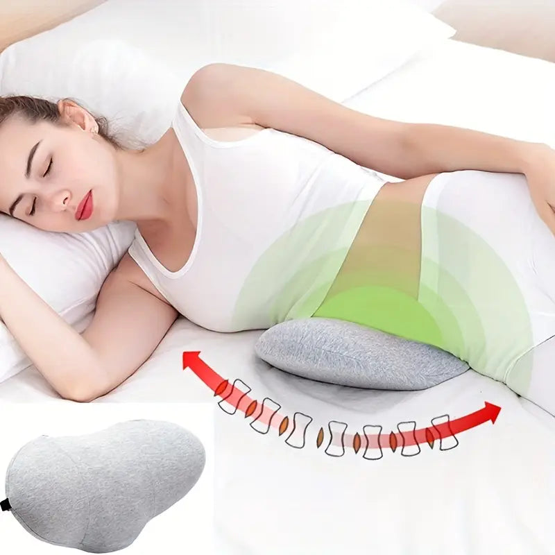 Coussin Lombaire Orthopédique en Mousse à Mémoire – Soutien Ergonomique