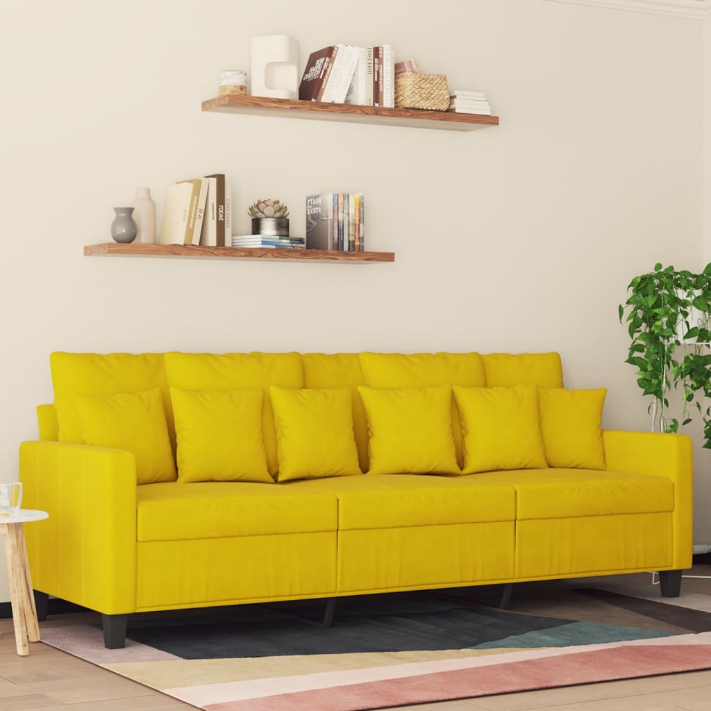 Canapé en velours – Disponible de 60 à 180 cm