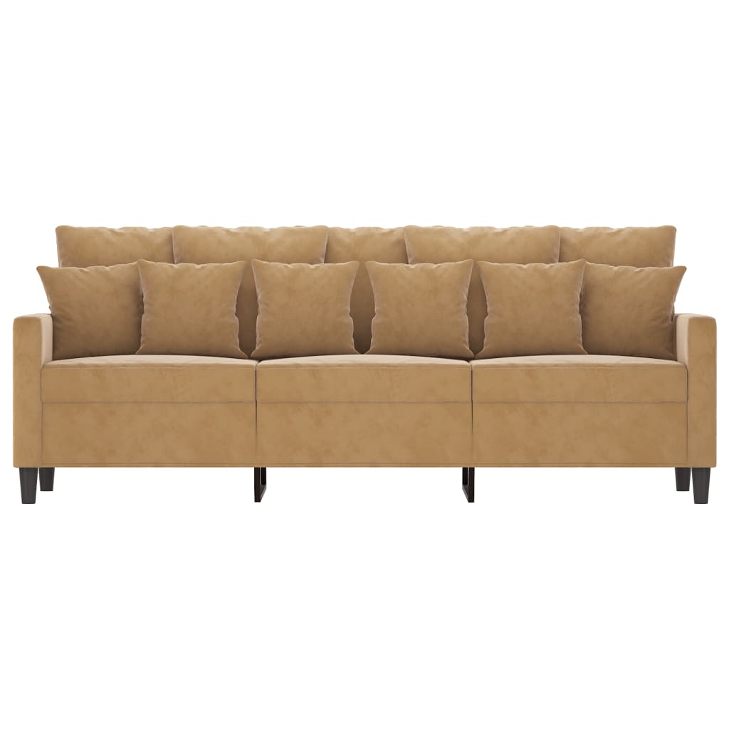 Canapé en velours – Disponible de 60 à 180 cm
