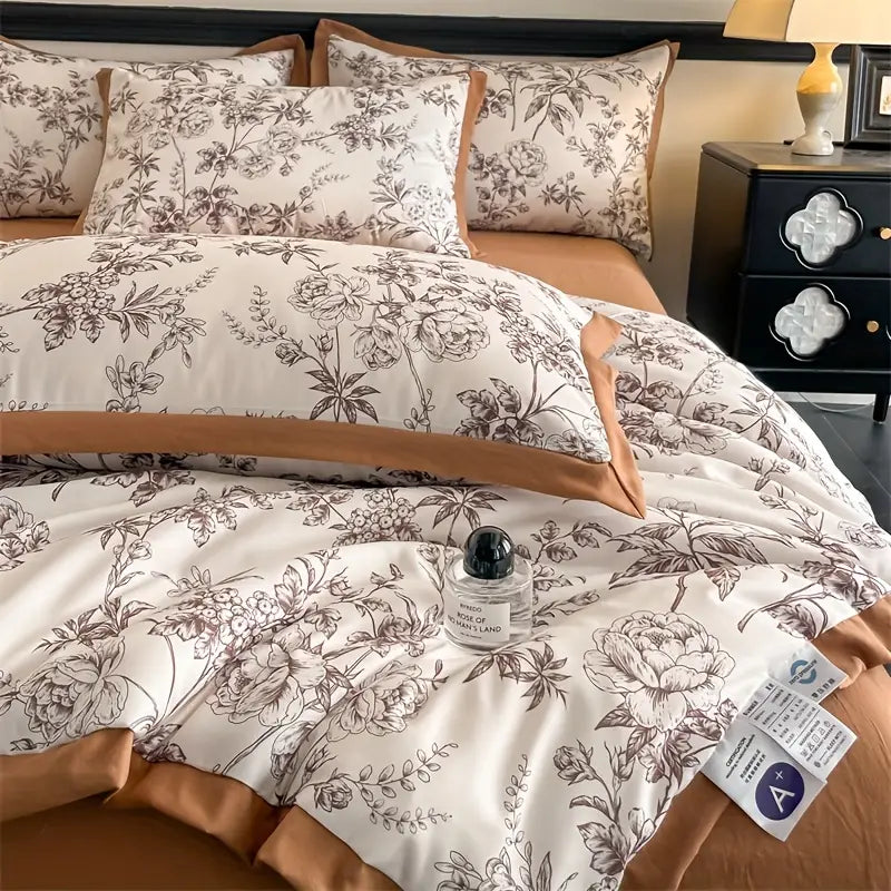 Couette d'Été en Dentelle Florale Française – Légère & Élégante