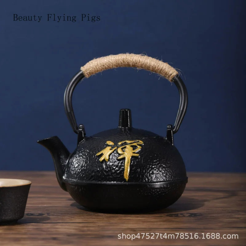 Retro Cast Iron Teapot - The Elegance of Tradition