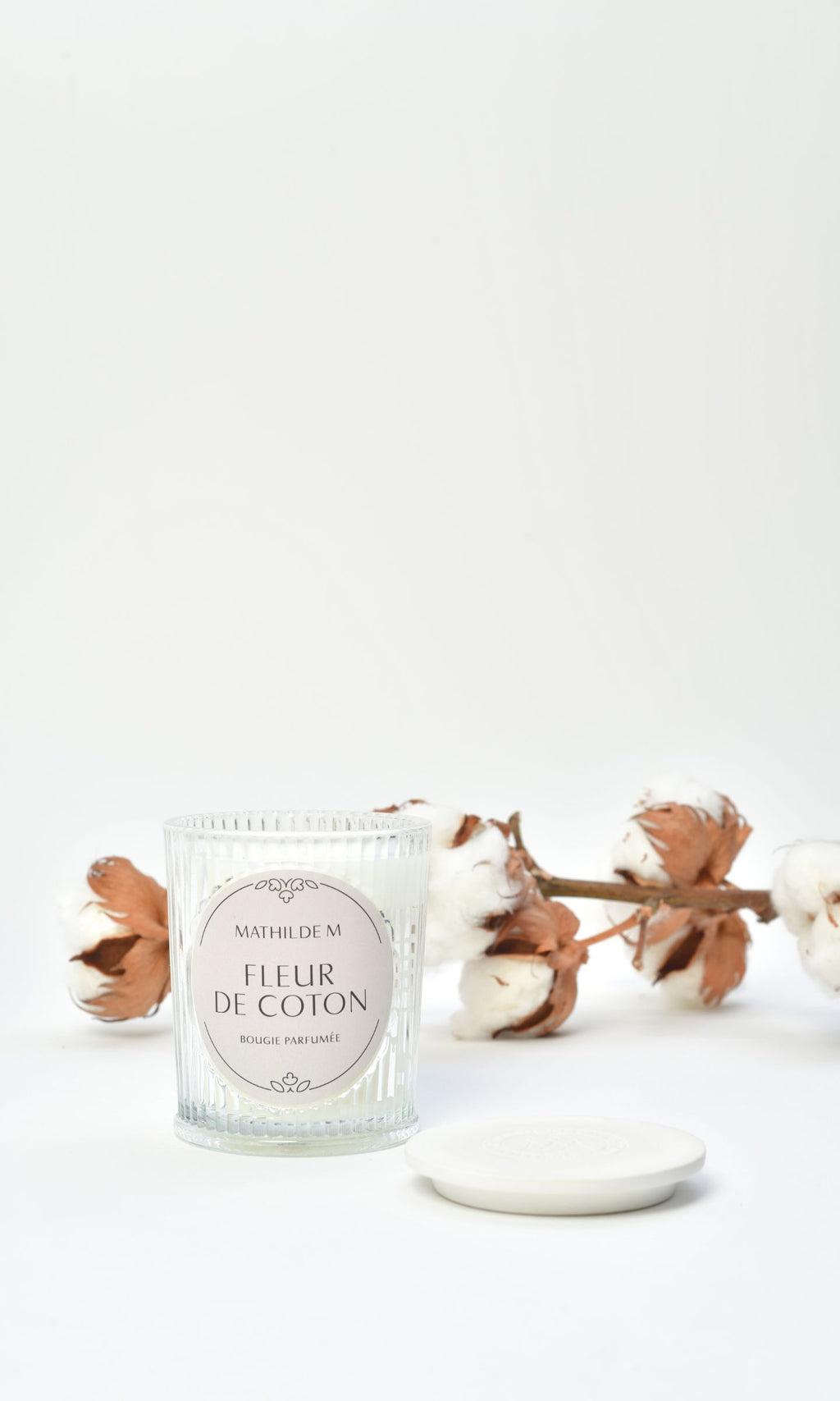 Coffret Célébrations Exquises par Mathilde M. : Bougie et Parfum d'Ambiance Fleur de Coton, Un Doux Voyage Sensoriel