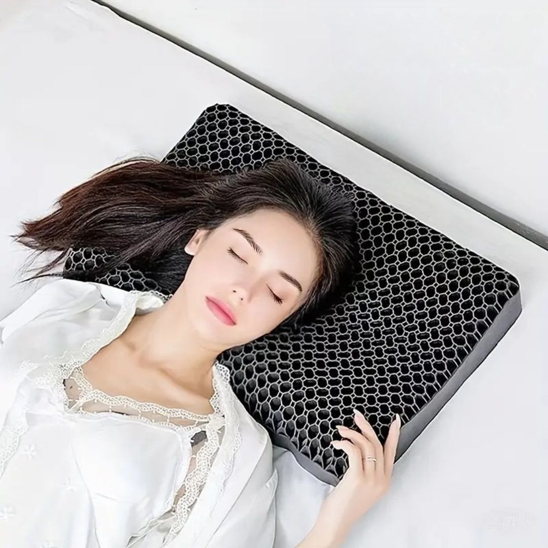 Oreiller Ergonomique Cervical en Forme de Nid d’Abeilles