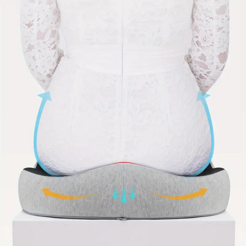 Ergonomic Coccyx and Sciatica Cushion – Comfort and Support