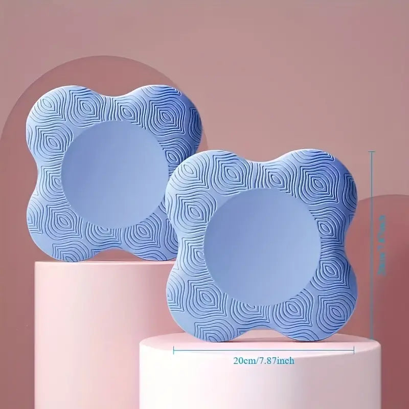 Lot de 2 Genouillères de Yoga Épaisses en Polystyrène