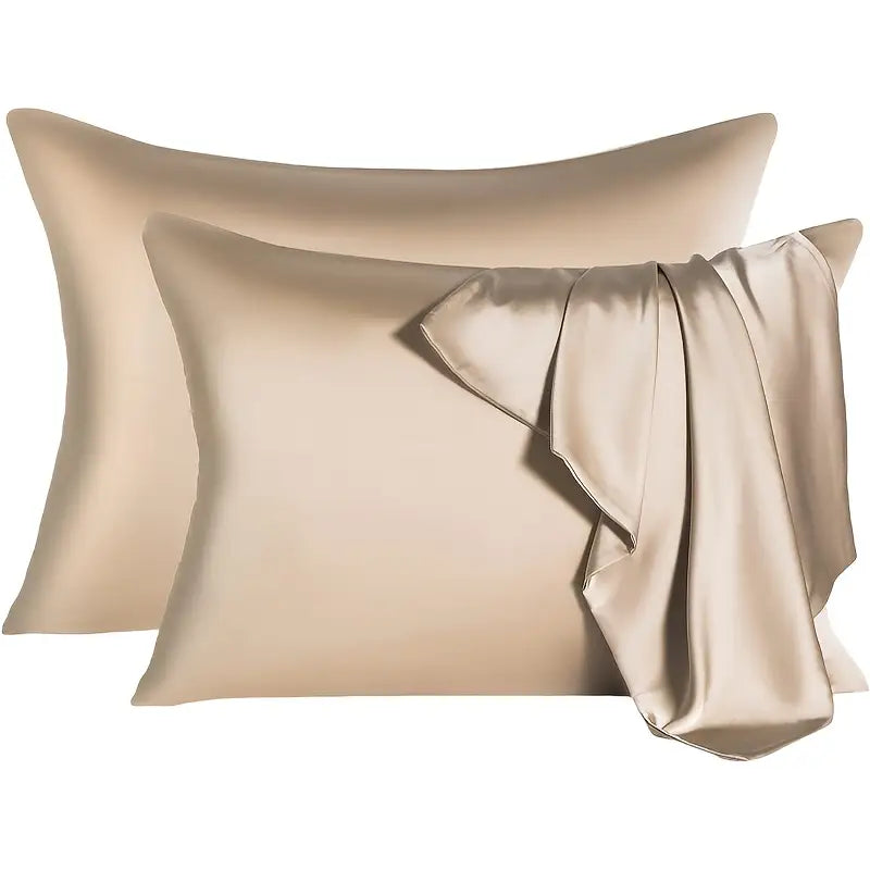 Taies d’Oreiller en Soie de Mûrier – L’Art de Dormir avec Élégance (Lot de 2)