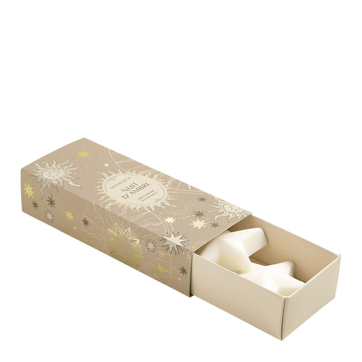 Coffret 3 Décors Fondants en Cire Parfumée - Fête Céleste - Nuit d'Ambre - Mathilde M