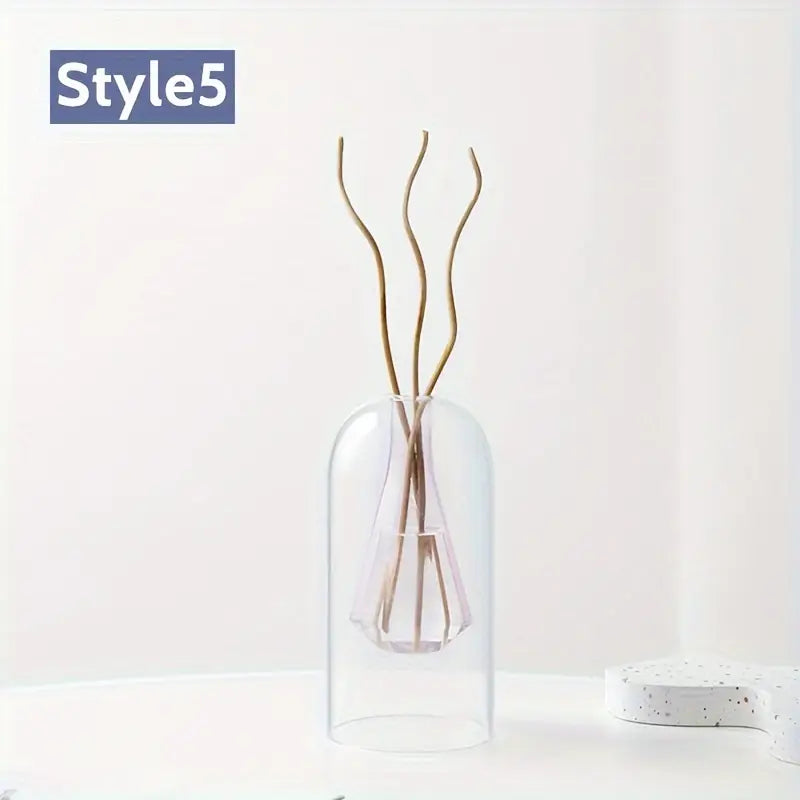 Diffuseur d’aromathérapie en verre – vase décoratif – vue 6