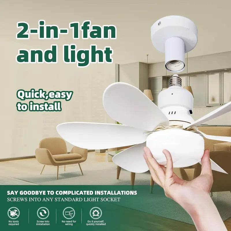 Ventilateur de Plafond Intelligent LED FIBRAVE