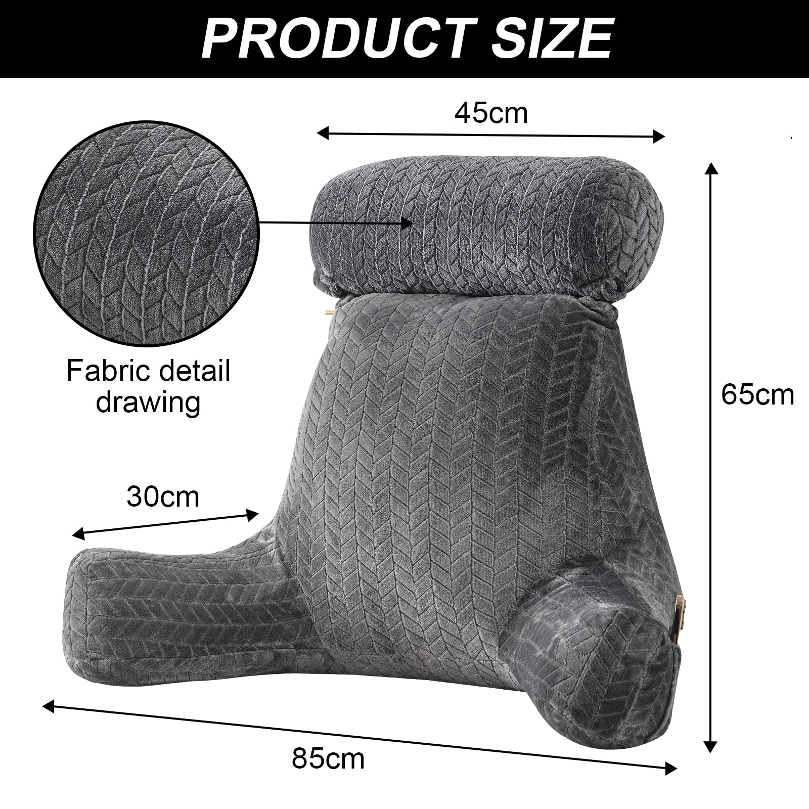 Oreiller de Lecture Média - L'Allié du Confort