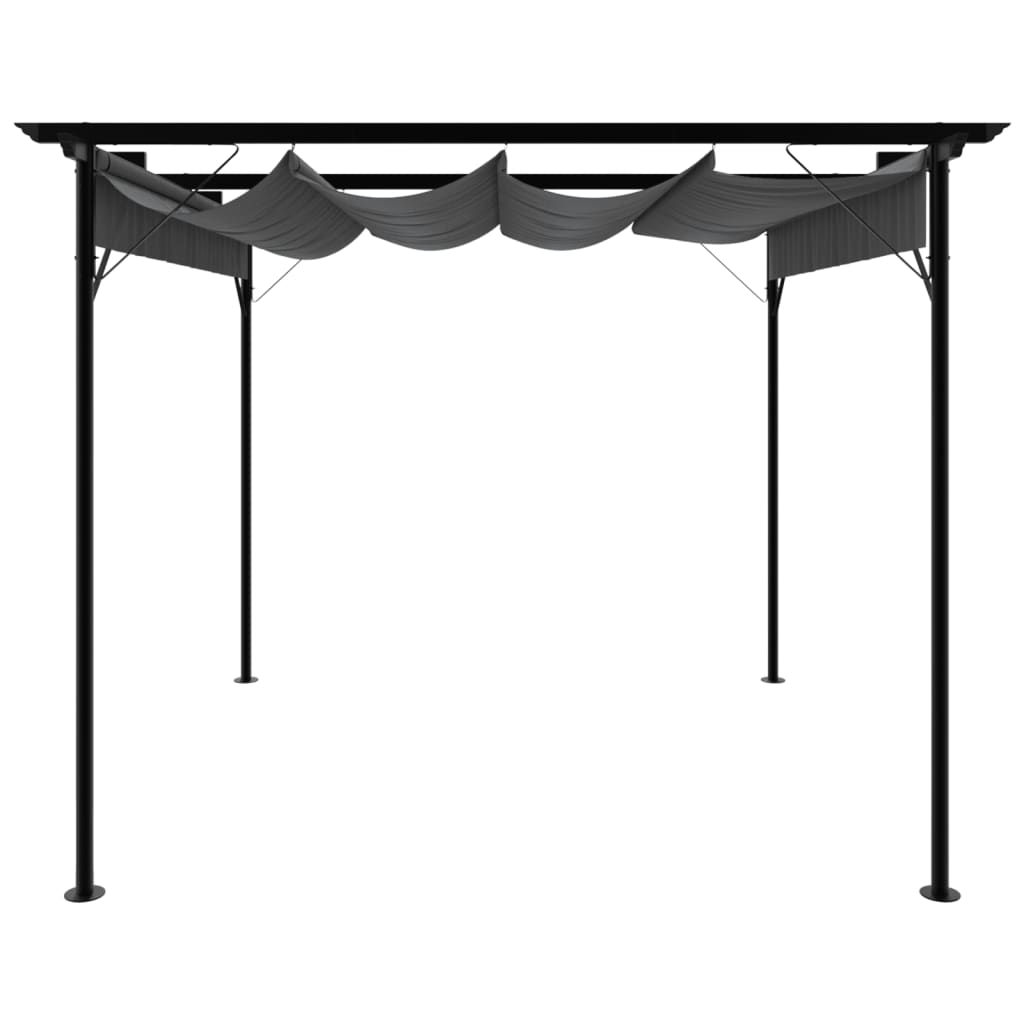 Pergola Élégance Taupe 3x3 m – Toit Rétractable Acier Premium