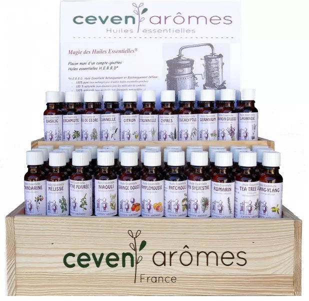 Pack of 64 bottles of essential oils