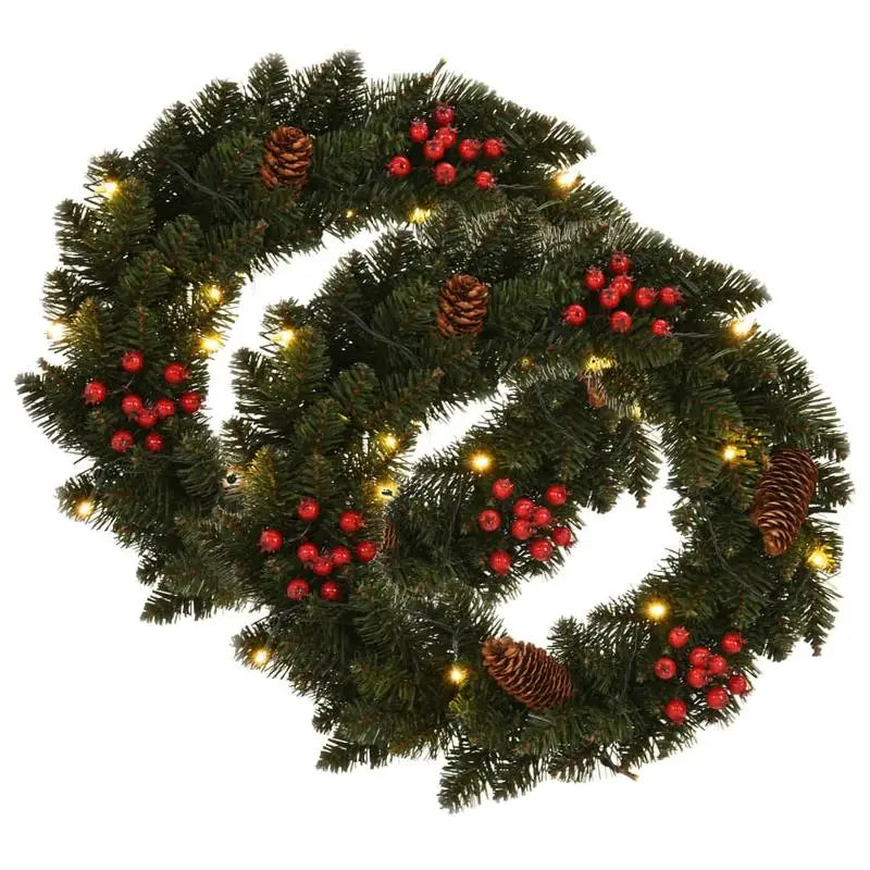 LED Christmas Wreaths – Light Up Your Home for the Holidays!
