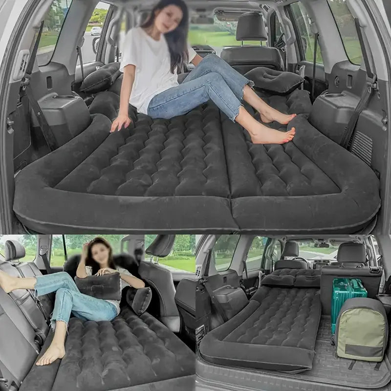 Coussin d'air 3-en-1 pour voiture - Le compagnon idéal pour vos aventures en plein air !