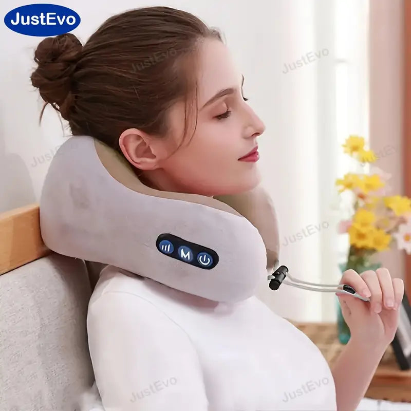 U-Shaped Heated Massage Cushion – Optimal Relaxation