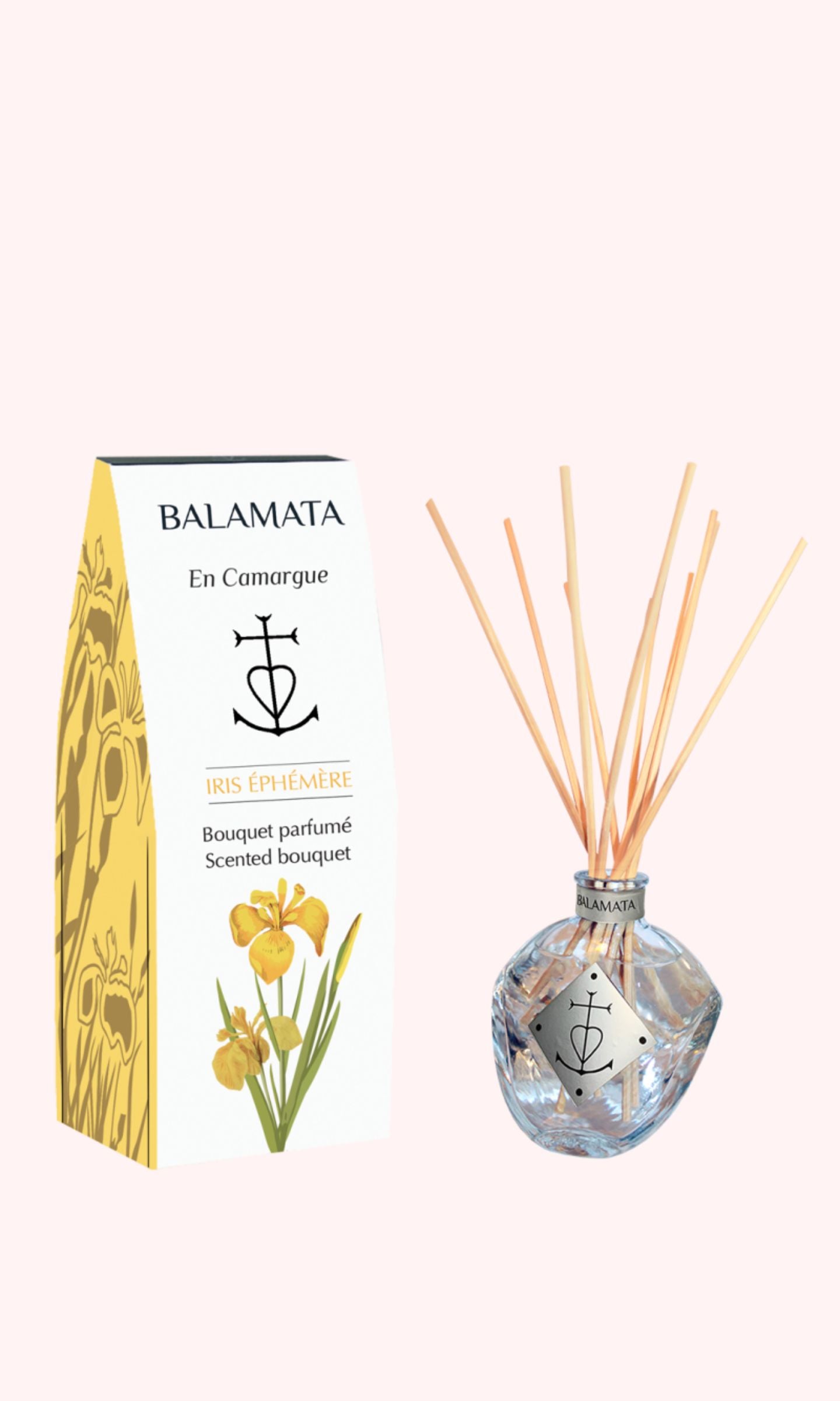 Bouquet Parfumé Iris Éphémère - 100 ml - Balamata