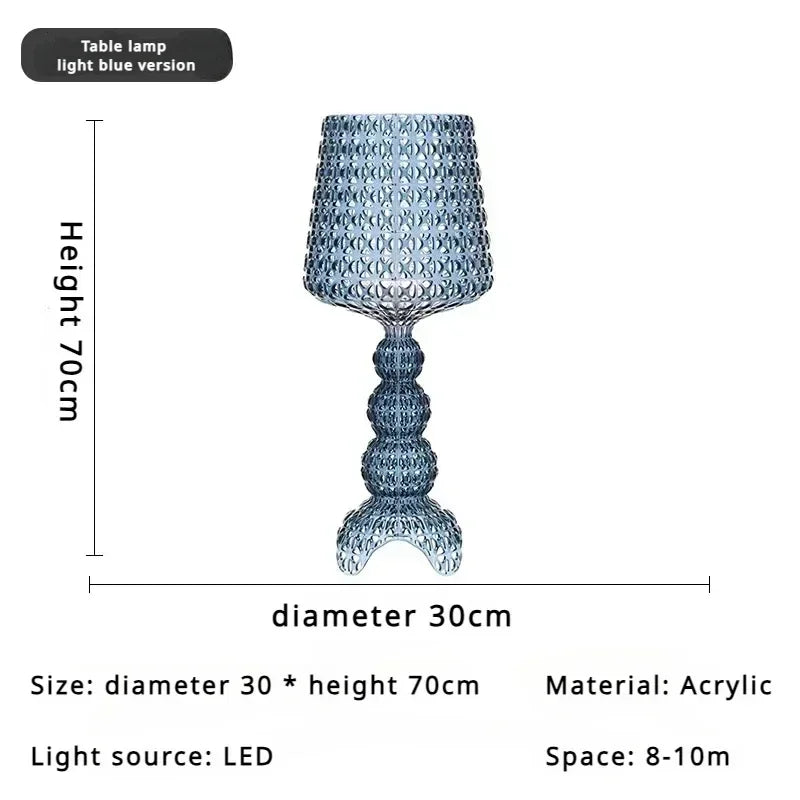 Lampadaire sculptural design – Style italien, éclairage LED