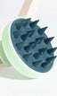 Brosse de massage pour cheveux en silicone souple