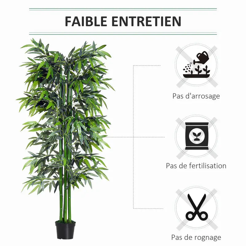 Bambou artificiel – Outsunny