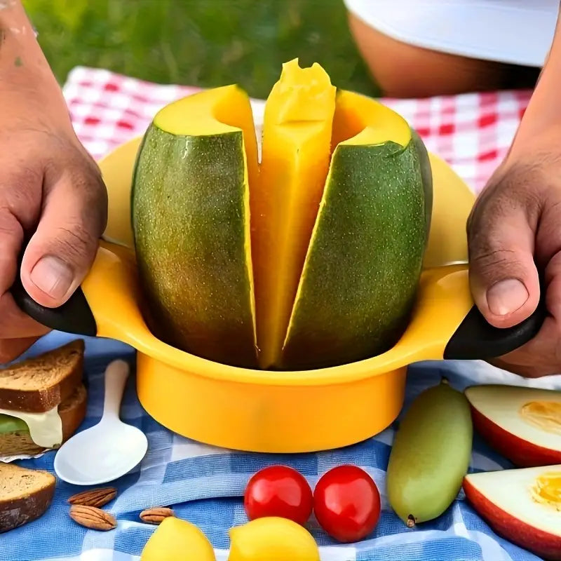 Couteau à Mangue en Acier Inoxydable 304 – Coupeur, Séparateur & Dénoyauteur