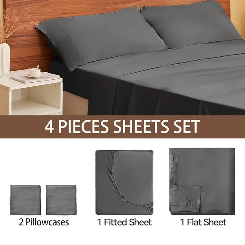 Ensemble de Literie en 100% Fibre de Bambou