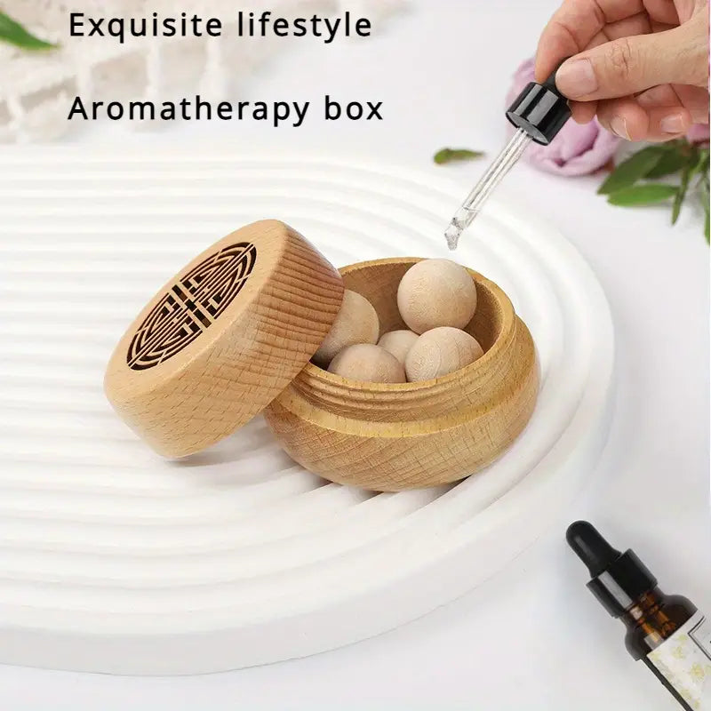 Wooden Essential Oil Diffuser - Natural Elegance and Fragrance