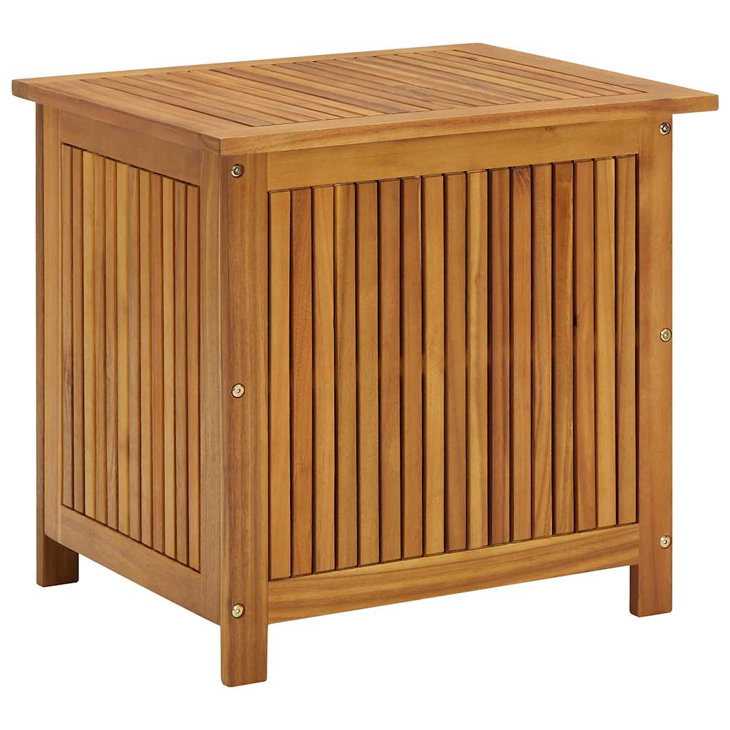 Coffre de Rangement Extérieur en Bois d’Acacia Massif – Avec Doublure Résistante à l’eau