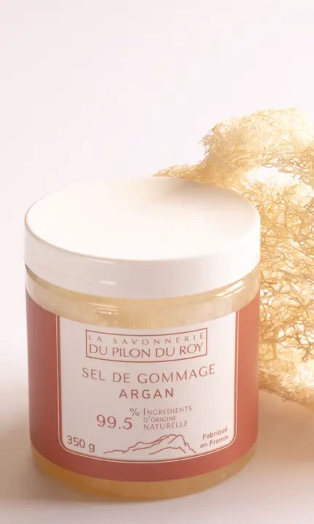 Sel de gommage à l'huile d'argan bio - Savonnerie Du Pilon Du Roy