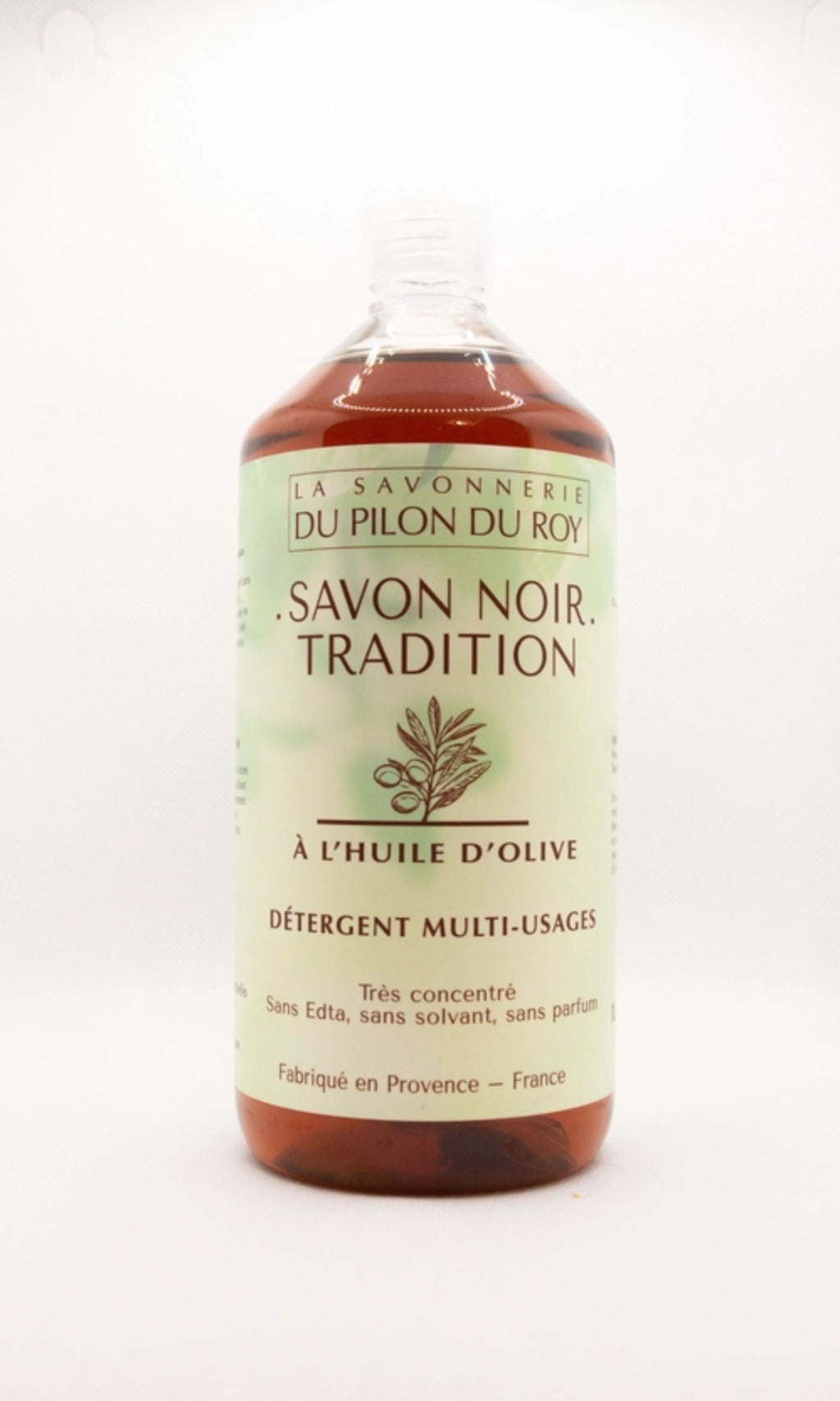 Savon noir ménager à l'huile d'olive 1L- Savonnerie Du Pilon Du Roy