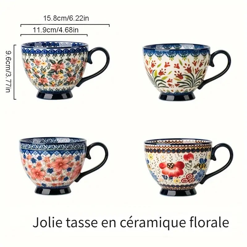 Mug Petit-Déjeuner Bohémien en Céramique