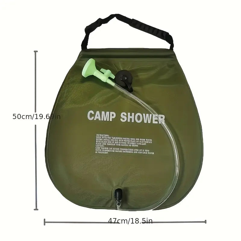 Sac de Douche Solaire Chauffé – Même au Cœur de la Nature
