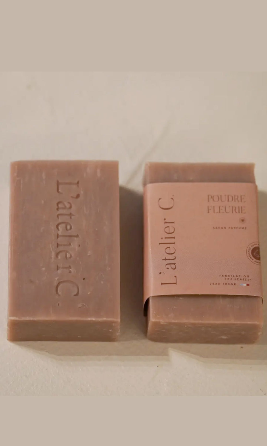 Savon artisanal - Poudre Fleurie L'atelier C
