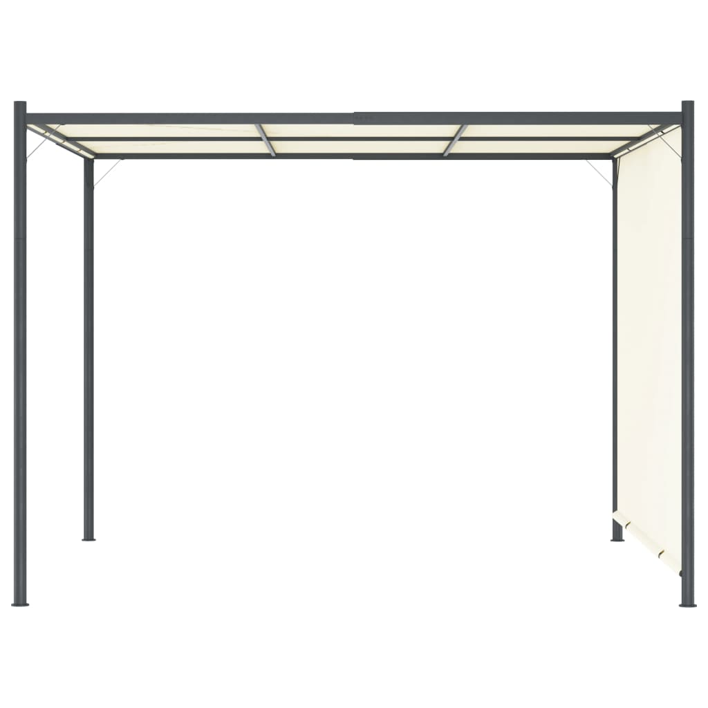 Pergola de Jardin avec Toit Rétractable Anthracite 3x3 m – Élégance Modulable