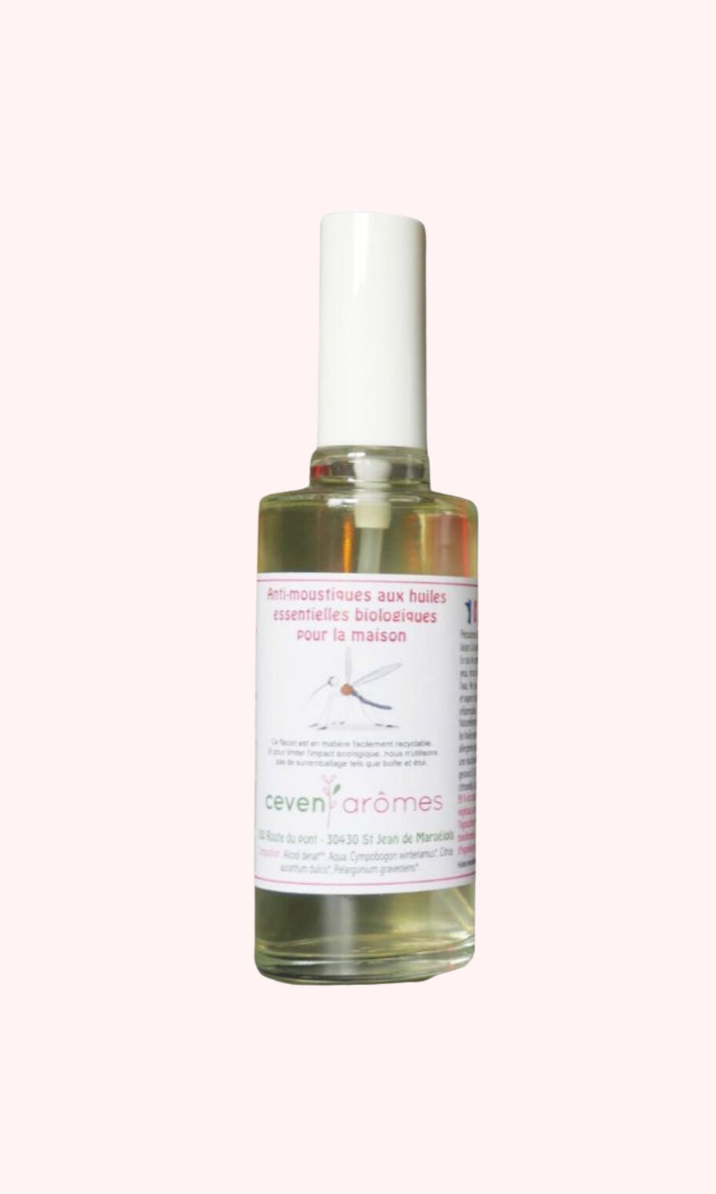 Organic mosquito repellent - Céven'Arômes - 50ml Spray