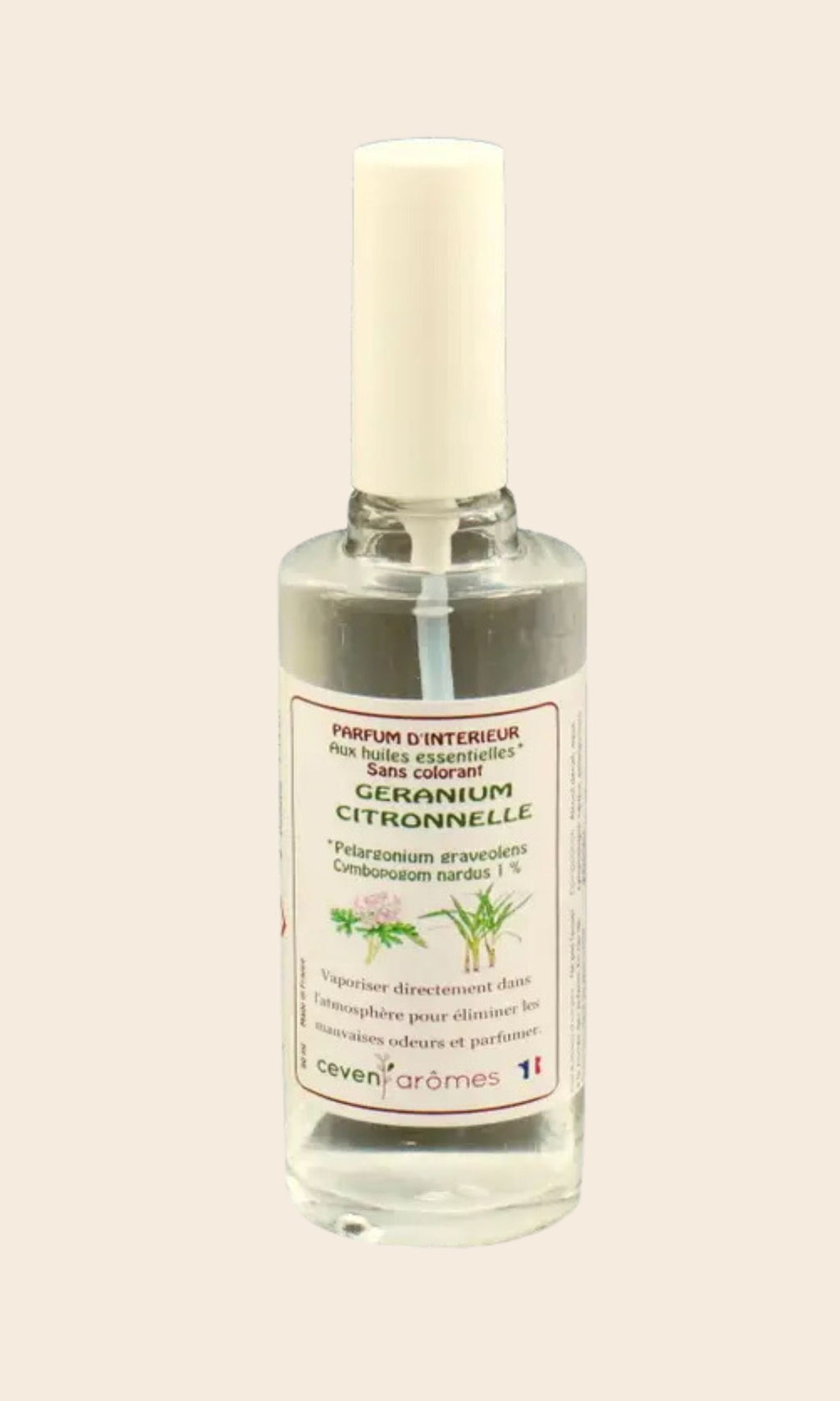 Vaporisateur Anti-Moustiques Naturel 50ml – Huiles Essentielles de Géranium et de Citronnelle - Avatar Céven'Arômes