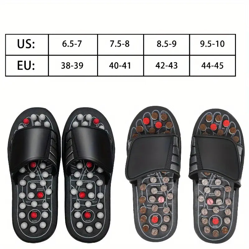 Chaussons Massants Ergonomiques – Nœuds d'Acupression & Semelles Texturées