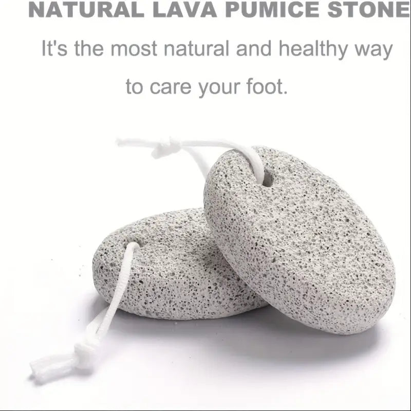 2PCS Pierre Ponce Naturelle pour les Pieds