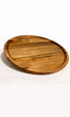 Round Acacia Wood Serving Tray