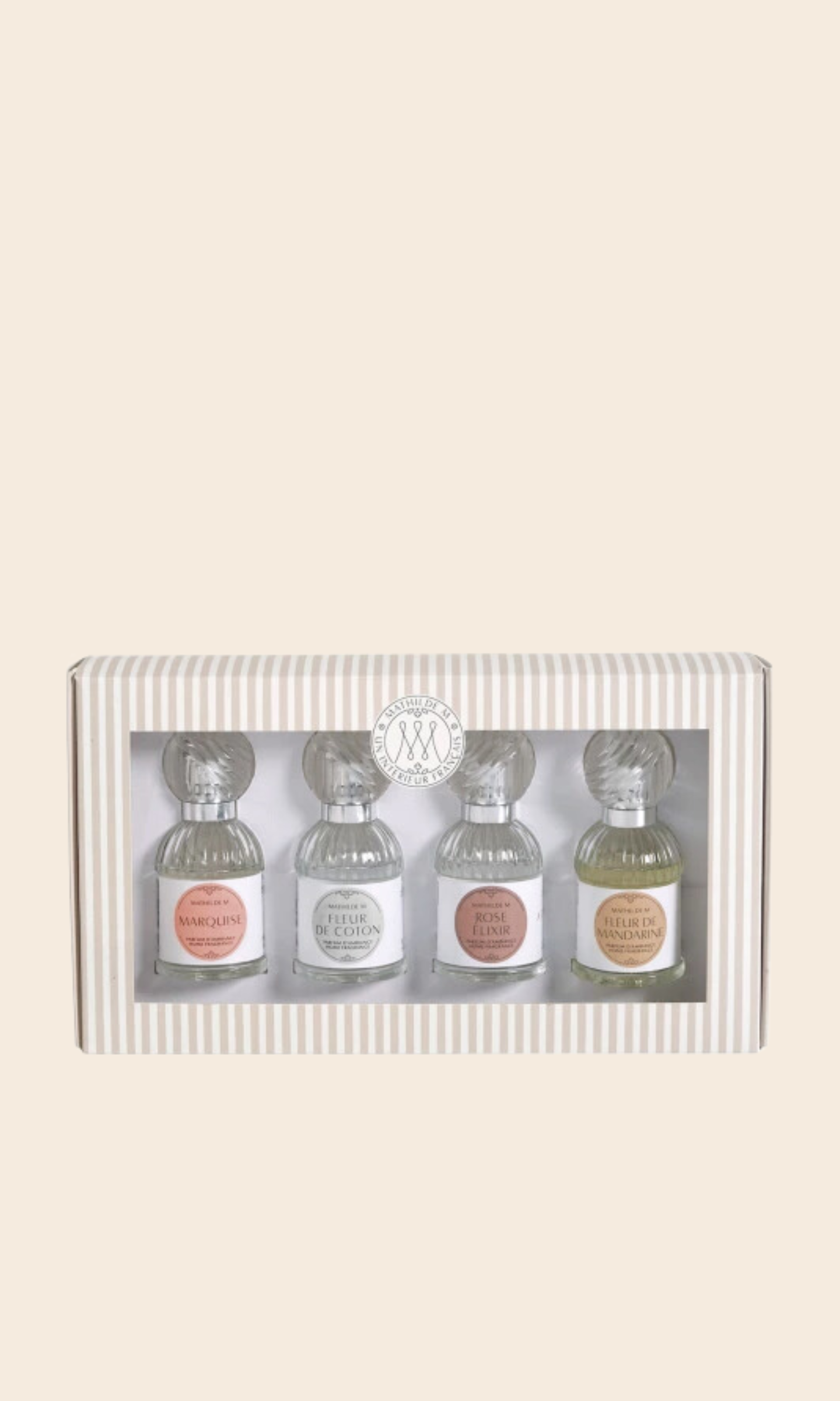 Coffret découverte de 4 parfums d'ambiance 30 ml Les Intemporelles - Mathilde M