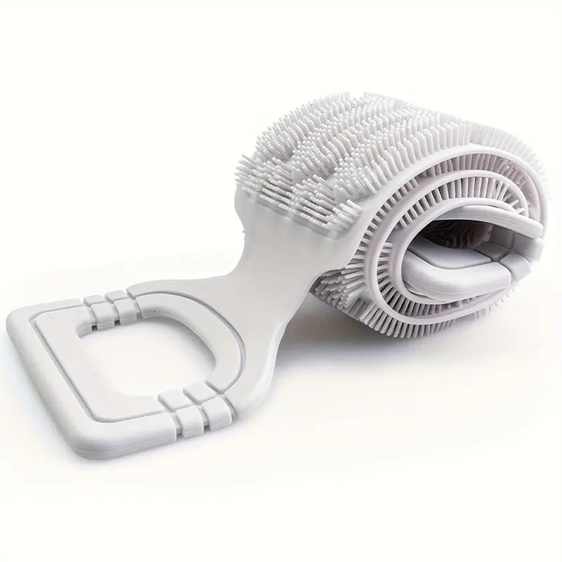 Silikon-Peeling-Handtuch – Dusch-Peeling-Zubehör mit Griffen