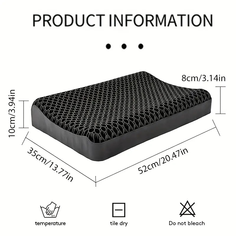 Oreiller Ergonomique Cervical en Forme de Nid d’Abeilles