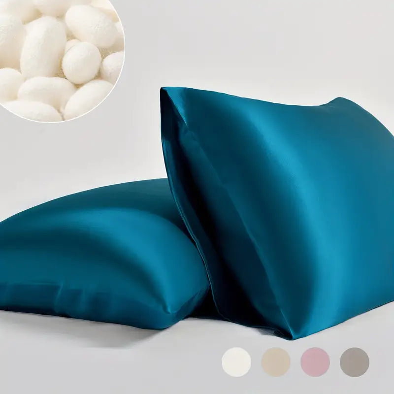 Housse d’Oreiller en Soie de Mûrier 100% – Luxe, Douceur et Soin de la Peau