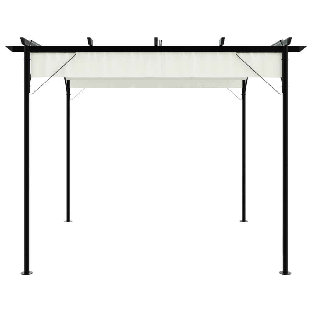 Pergola Élégance Taupe 3x3 m – Toit Rétractable Acier Premium