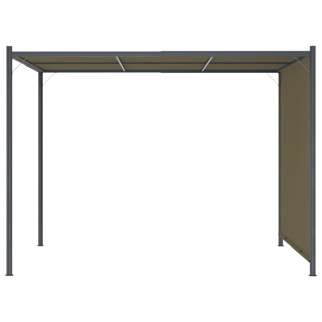 Pergola de Jardin avec Toit Rétractable Anthracite 3x3 m – Élégance Modulable