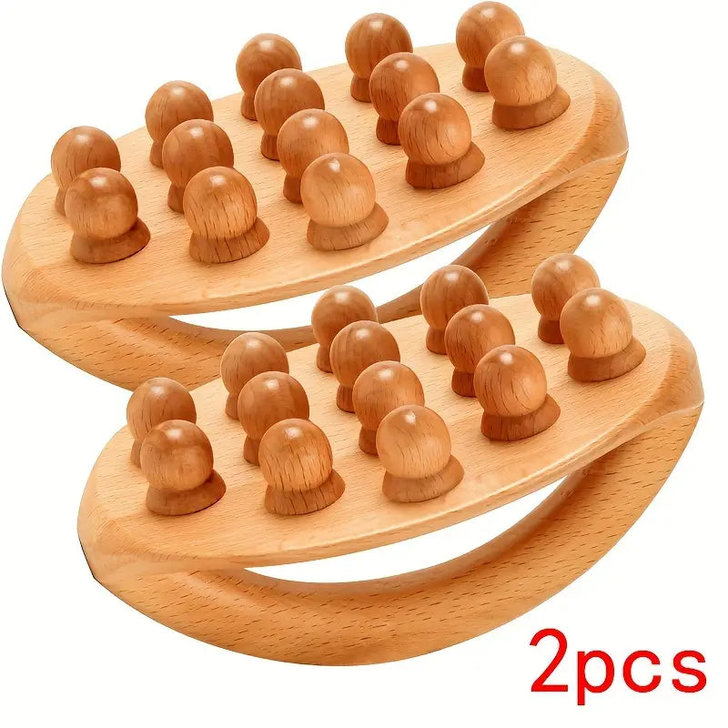 Bâton de Massage en Bois – Détente Corporelle Complète