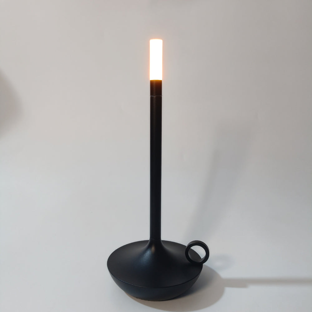 Lampe de table LED effet bougie – Rechargeable et tactile