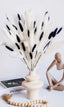 Elegant Black &amp; White Dried Pampas Grass Bouquet